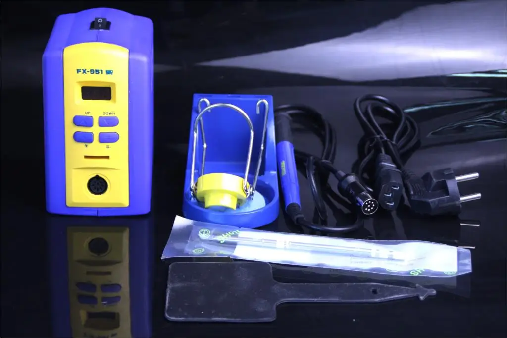 ac 225 arc welder FX-951 fx951 Digital Thermostatic Soldering Station/ Soldering Iron 110V/220V+Welding wire electric solder