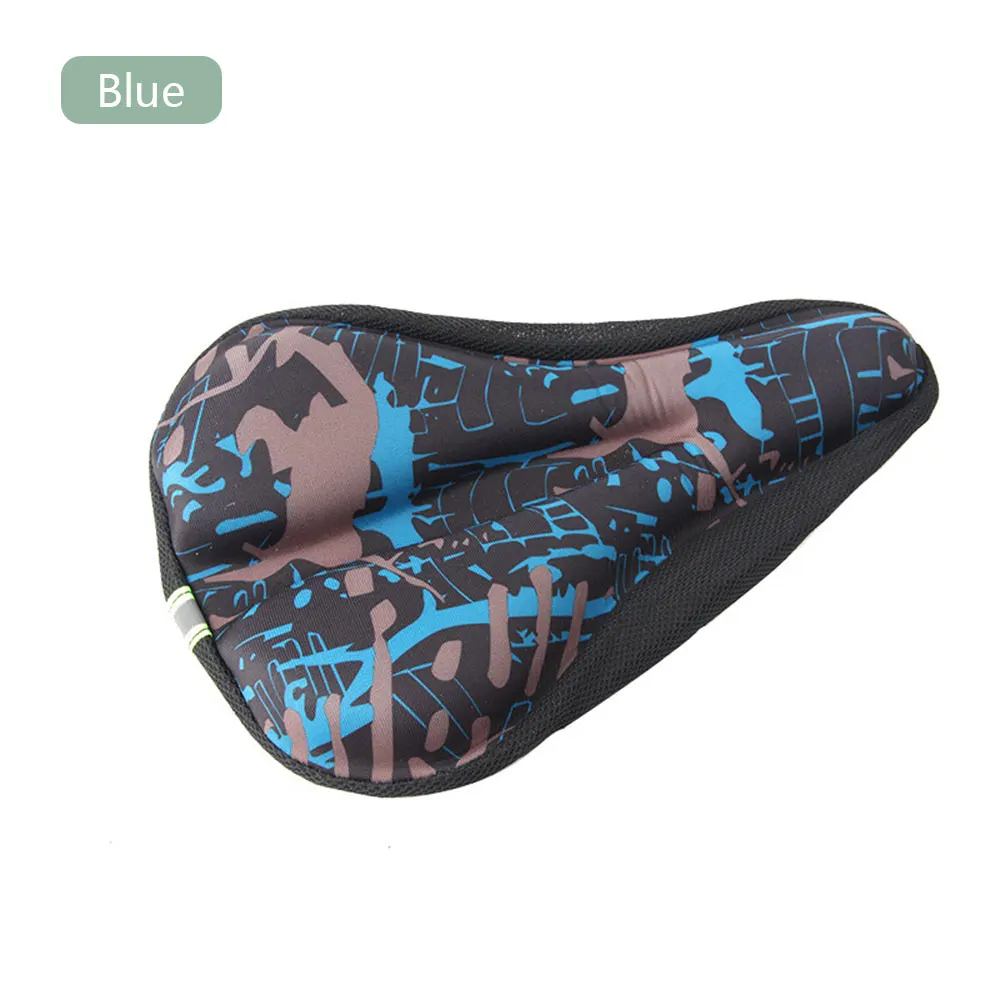 Comfortable Seat Cushion Bicycle Seat Cover Bike Saddle Cover Thicken Ride Cycling Silicone Mountain Bike Saddle Cover Soft