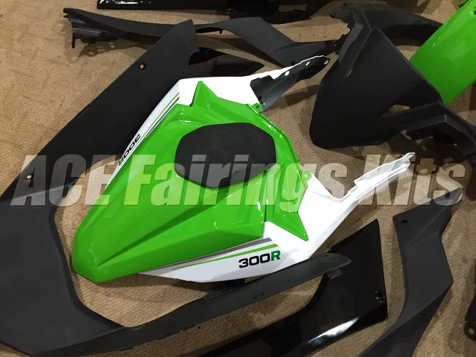 ABS обтекатель комплект для Kawasaki Ninja300 EX300 300R 2013, 13, 14, 15, 16, 17, Обтекатели индивидуальный дизайн