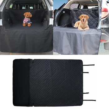 

Car Pet Trunk Mat Tarpaulin Waterproof Oxford Cloth Dog Cat Back Seat Covers Rear Auto Pad Car Protection Blanket