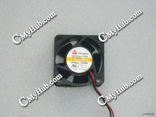 For Y.S.TECH FD244020EB DC24V 0.08A 4020 4CM 40mm 40x40x20mm 2pin Cooling Fan | Компьютеры и офис