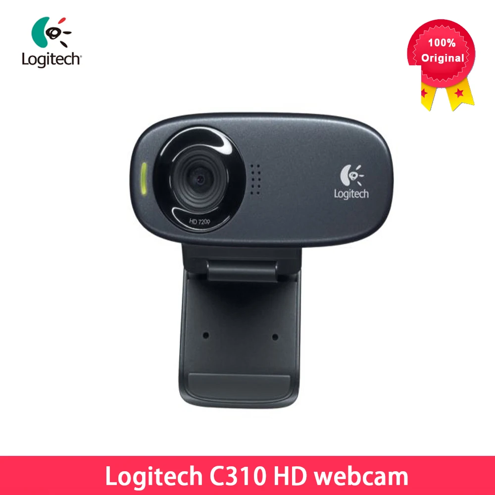 Веб камера Logitech C310 HD веб игровая Встроенный микрофон 720P с 5 Мп фотографиями