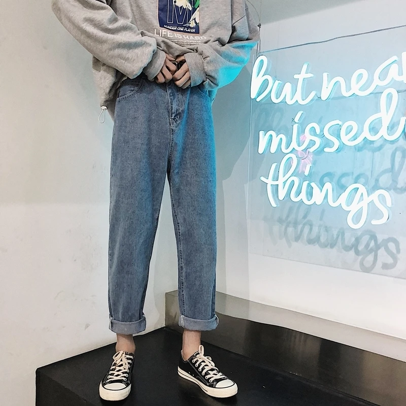 Plus Velvet Thick Jeans Men s Slim Fashion Blue Black Jean Pants Men Streetwear Hip Hop 3