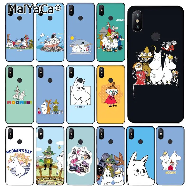 Мягкий чехол для телефона из ТПУ MaiYaCa с милым мультипликационным принтом Moomin Pikku