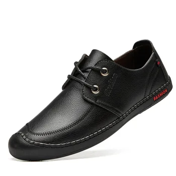 

Newest 2019 Business Dress Men Formal Shoes Wedding Pointed Toe Fashion PU Leather Shoes Flats Oxford Shoes Mens Shoes Casual