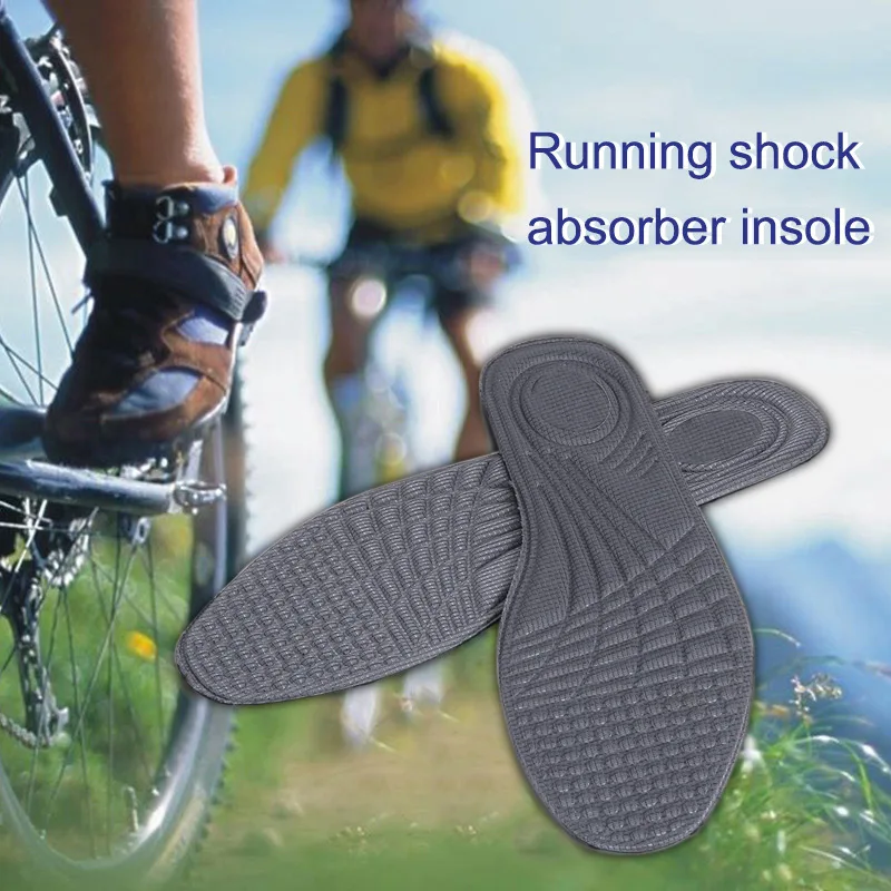 1 Pair Sports Shoes Insoles Massage Shock Absorption Orthotics Arch Pain Relief Sneakers Insoles XIN-Shipping