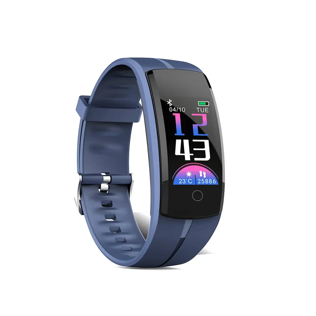 

color screen smart bracelet weather forecast sports mode sports track drinking water reminder health bracelet Qs100