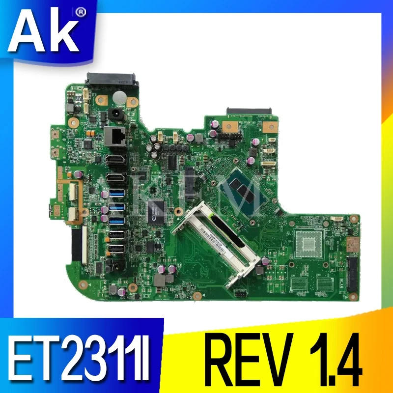 ET2311I all in one mainboard REV 1.4 For ASUS Desktop motherboard 100%Tested Working Well free shipping|Материнские платы| |