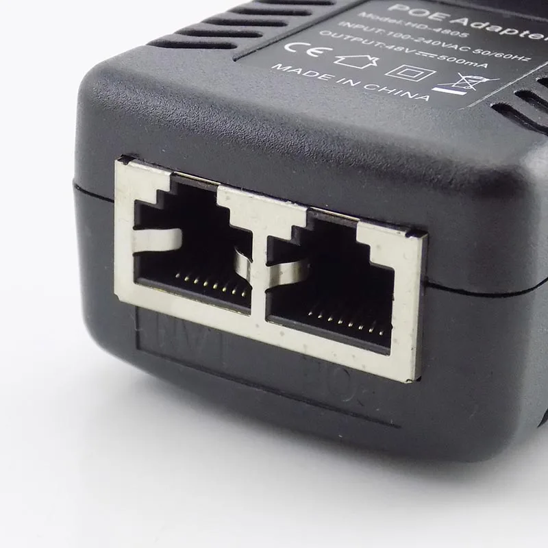 DC 48 В 0.5A 24 Вт Poe источник питания адаптер-форсунка переключатель POE для ip-камеры Wifi POE инжектор настенный штекер зарядное устройство US/EU разъем O21