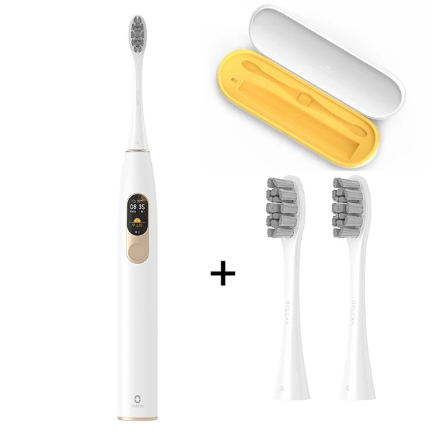 Oclean X Xiaomi sonic электрическая зубная щетка обновленная для взрослых Водонепроницаемая ультра звуковая автоматическая зубная щетка перезаряжаемая через USB - Цвет: add PWO1BOX