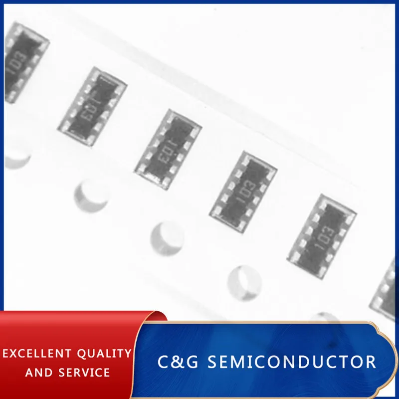 100pcs WT04X103JTL 048R 5 0402*5 RES ARRAY 10K OHMS 10P8R Chip