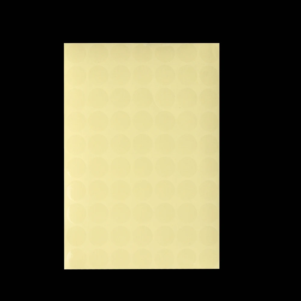 16/48/96/140/192/264pcs PVC Transparent Round Gloss Clear Dot Sticker Self Adhesive Label Wafer Seal File Sealing Sticker
