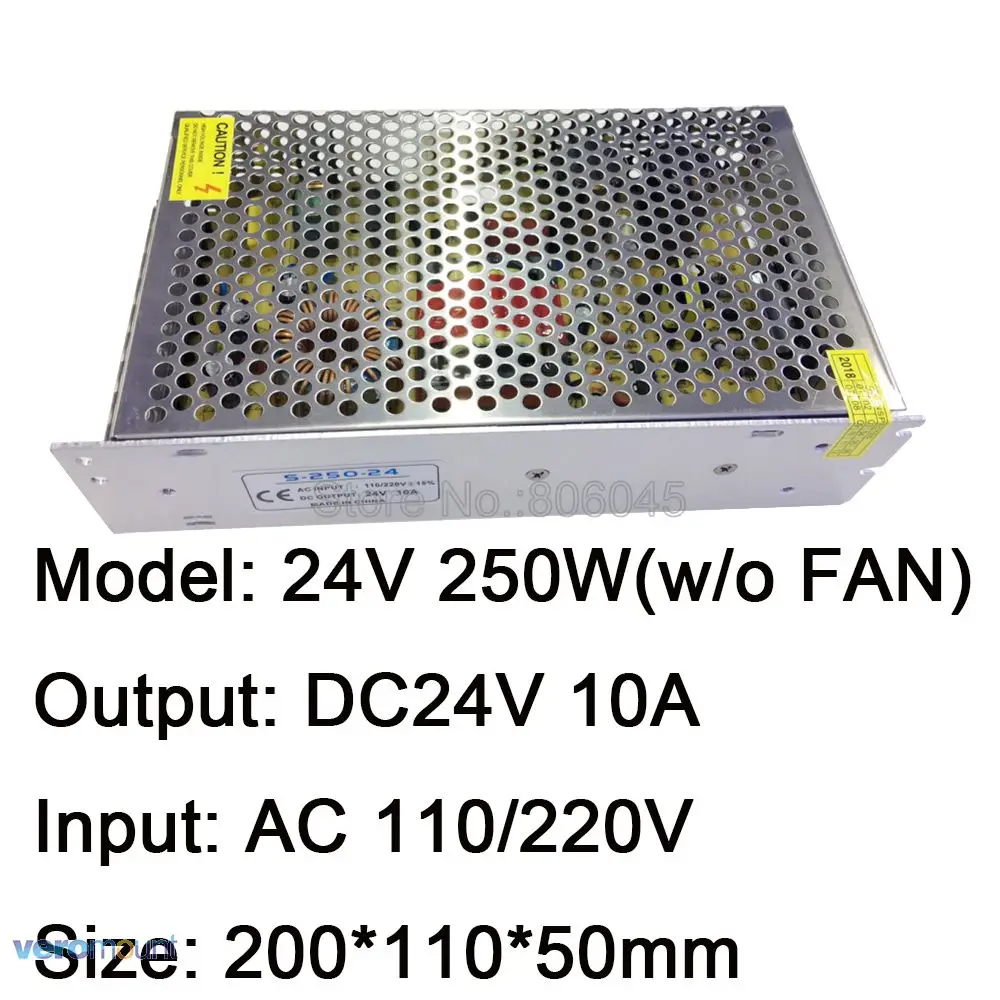 24V освещение Трансформатор AC110V 220V постоянного тока до DC24V 1A 2A 3A 5A 6.5A 8.5A 10A 15A 16.5A 21A 30A переключение Питание Мощность конвертер