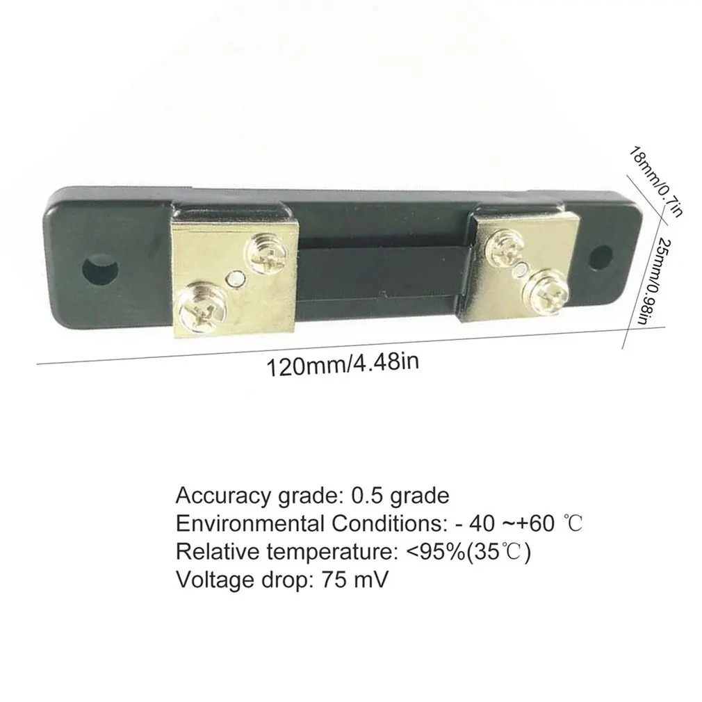 Горячая FL-2 50A/100A/200A 75MV DC токовая шунтирующая резисторная панель для цифрового амперметра Амперметр КЛАСС 0,5 токовый шунтирующий резистор