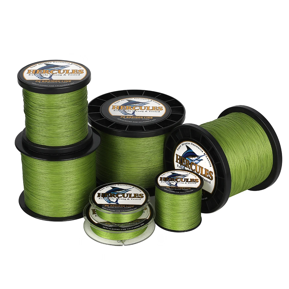 Hercules Fishing Line Army Green 500M Braid 12 Strands Super