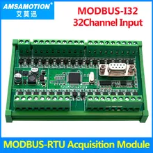 MODBUS-RTU 32DI модуль сбора RS485 промышленная плата управления 32 способ цифровой входной датчик Modbus модуль