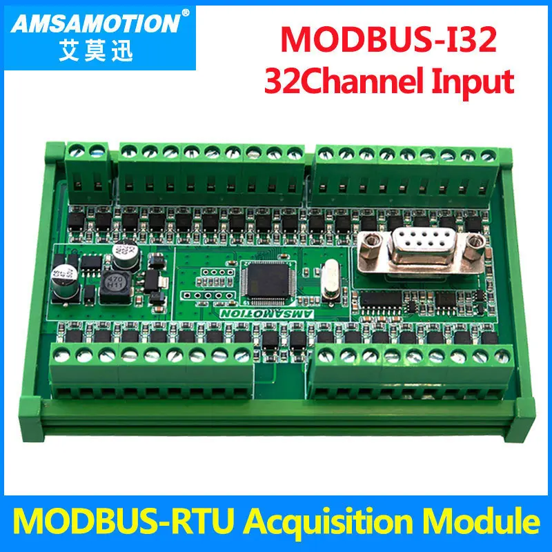MODBUS-RTU 32DI Acquisition Module RS485 Industrial Control Board 32 Way Digital Input MODBUS Communication Module MODBUS-RTU 32DI Acquisition Module RS485 Industrial Control Board 32 Way Digital Input MODBUS Communication Module