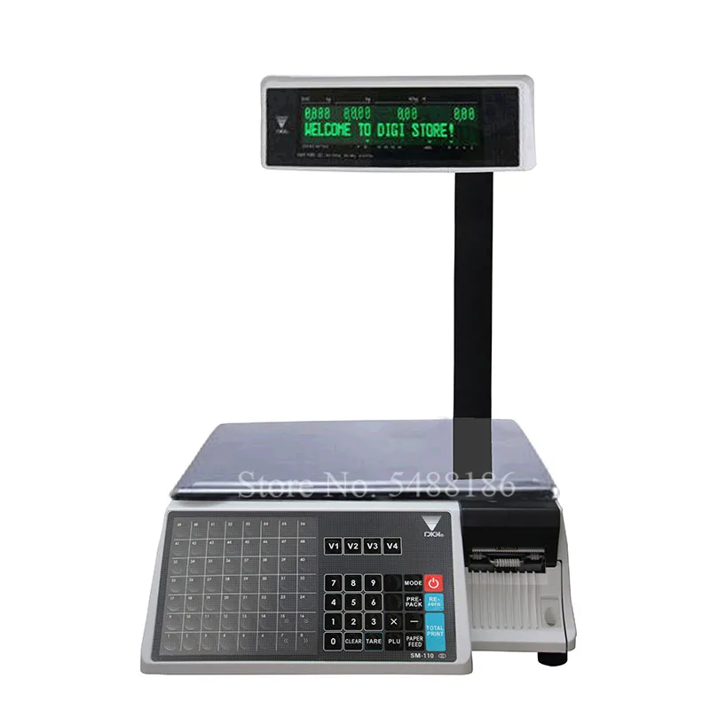 

DIGI SM-100 Plus весы с печатью этикеток SM100 SM100PCS + SM110P + Цифровой баланс для супермаркетов Deli, розничная продажа мяса