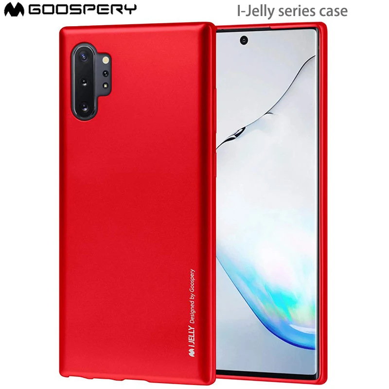 Тонкий чехол MERCURY GOOSPERY i Jelly для Samsung Galaxy Note 10 note plus|Бамперы| |