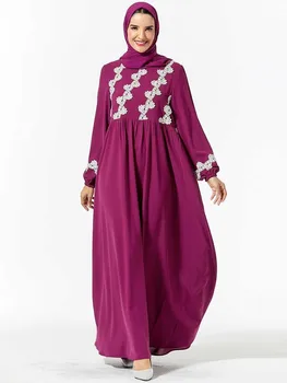 

Muslim Hijab Fashion Abaya Dress Islamic Dresses Dubai Caftan Arabe Moroccan Style Islamische Kleidung (Excluding Headscarf)