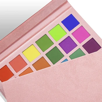 

18 Colors Fluorescent Eyeshadow Palette Matte Makeup Eye Shadow Shimmer Pigment Long Lasting Waterproof Cosmetic TSLM1