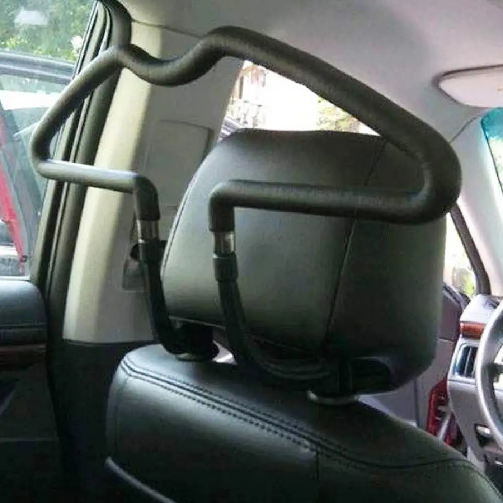 Compact Stainless Steel Car Coat Hanger Practical Automotive Clothing Hanger Never Rust Jacket Suit Holder Rack car coat hanger