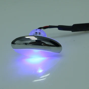 

Waterproof Marine RV 0.24W LED Fantasy Blue Courtesy Floor Down Light 12/24V Flush Mount