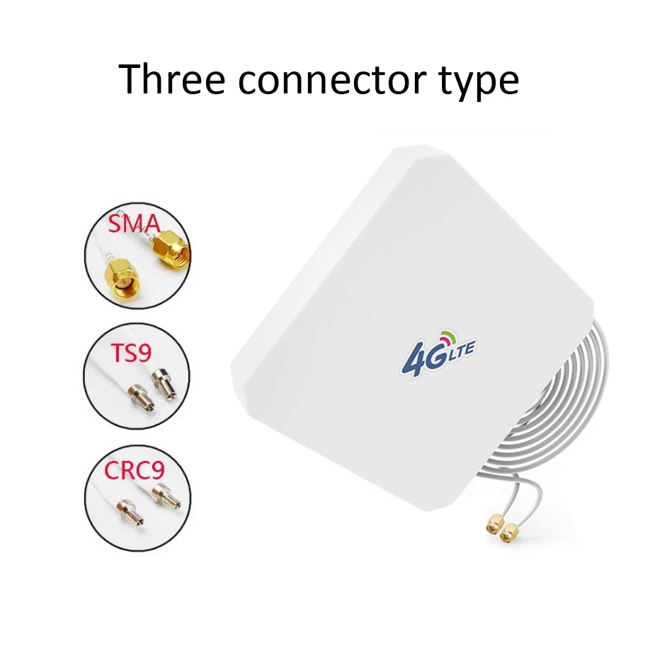 the best communication antenna Hi-Gain 3G 4G LTE Outdoor 35dBi Directional Wide Band MIMO Wifi Antenna SMA TS9 CRC9 3 Meters RG174 Cable Antenna for Router fiberglass antenna kit