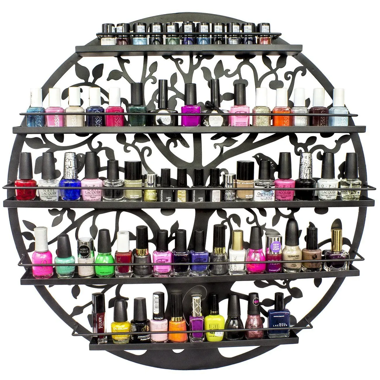 Nail polish shelf