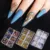 1 Коробка Кристалл Nail Art Горный Хрусталь Золото Серебро Ясно Все Цвета Плоское Дно Смешанная Форма DIY Nail Art