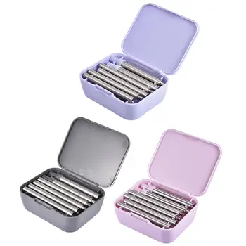 

Portable Cutlery Set Reusable Cutlery Set Split Type Stainless Steel Folding Fork Spoon Straw For Travel Camping