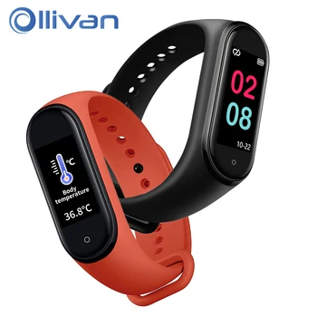 

MT10 Smart Bracelet 0.96inch Color Screen Body Temperature Measurement Sleep Monitor IP67 Waterproof Watch For iOS Android Phone