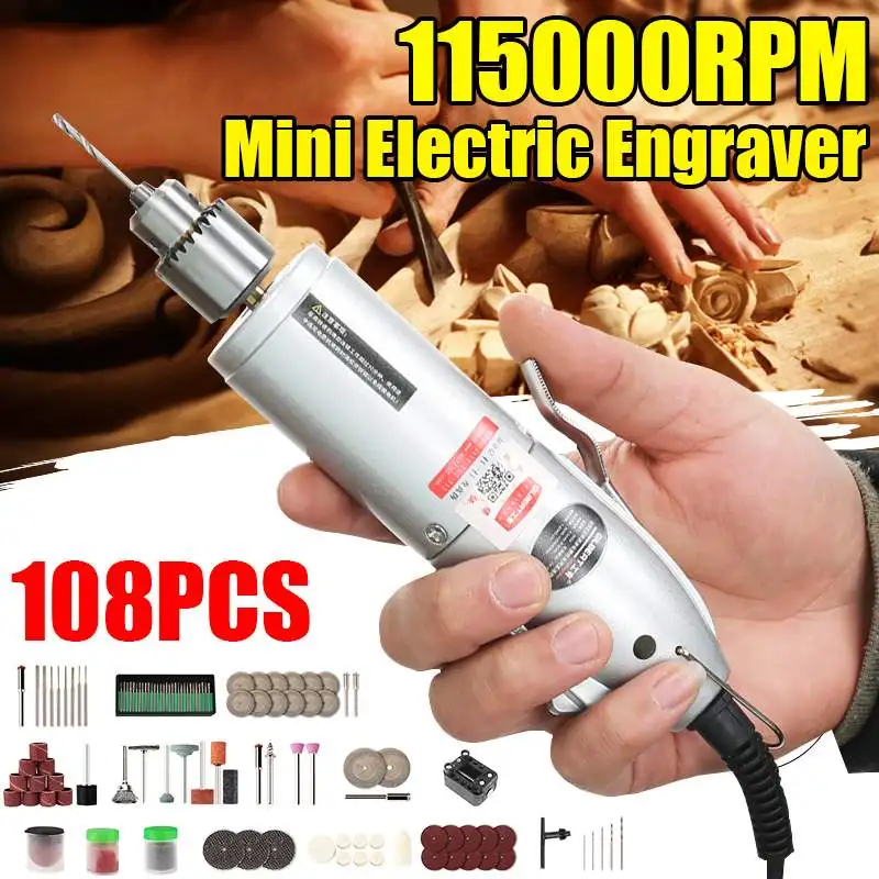 

Electric Grinder Mini Drill Mini Engraving Engraver Power Tools With Rotary Tool Accessories For Metalworking Drilling Polishing