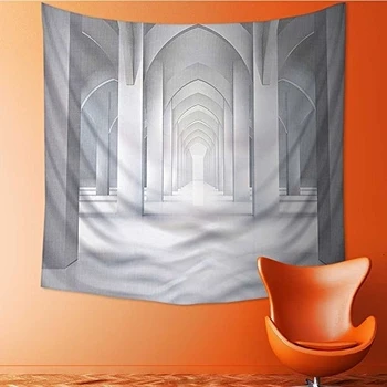 

Analisahome Wall Hanging 301D Stampa arazzo corridoio con colonne in The Ruins of The Temple Mystery Building arazzo per