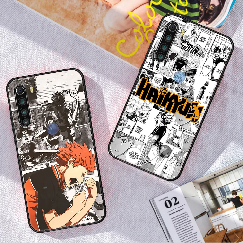 Чехол Haikyuu для телефона с аниме Haikyu Корпус Корпуса XIAOMI Redmi 8 9 9C Note 6 7 9S K20 K30 K40 Pro Plus