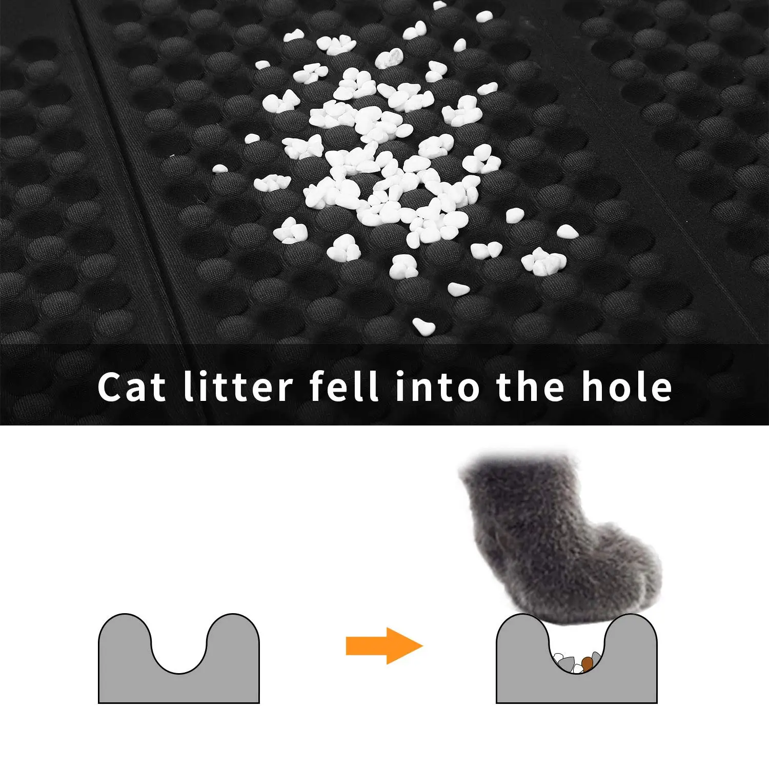 Складной коврик для кошачьего туалета EVA для кошек подушка для кошачьего туалета комплект BPA бесплатно доска для котенка Двусторонняя удобная и мягкая
