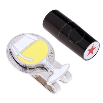 

Golf Cap Clip Golf Ball Marker & Longlasting Golf Ball Stamper Seal