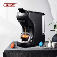 HiBREW-máquina de café expreso de 19 Bar, cápsulas múltiples 3 en 1 y 4 en 1, cafetera de cápsulas Dolce gusto Nespresso en polvo H1