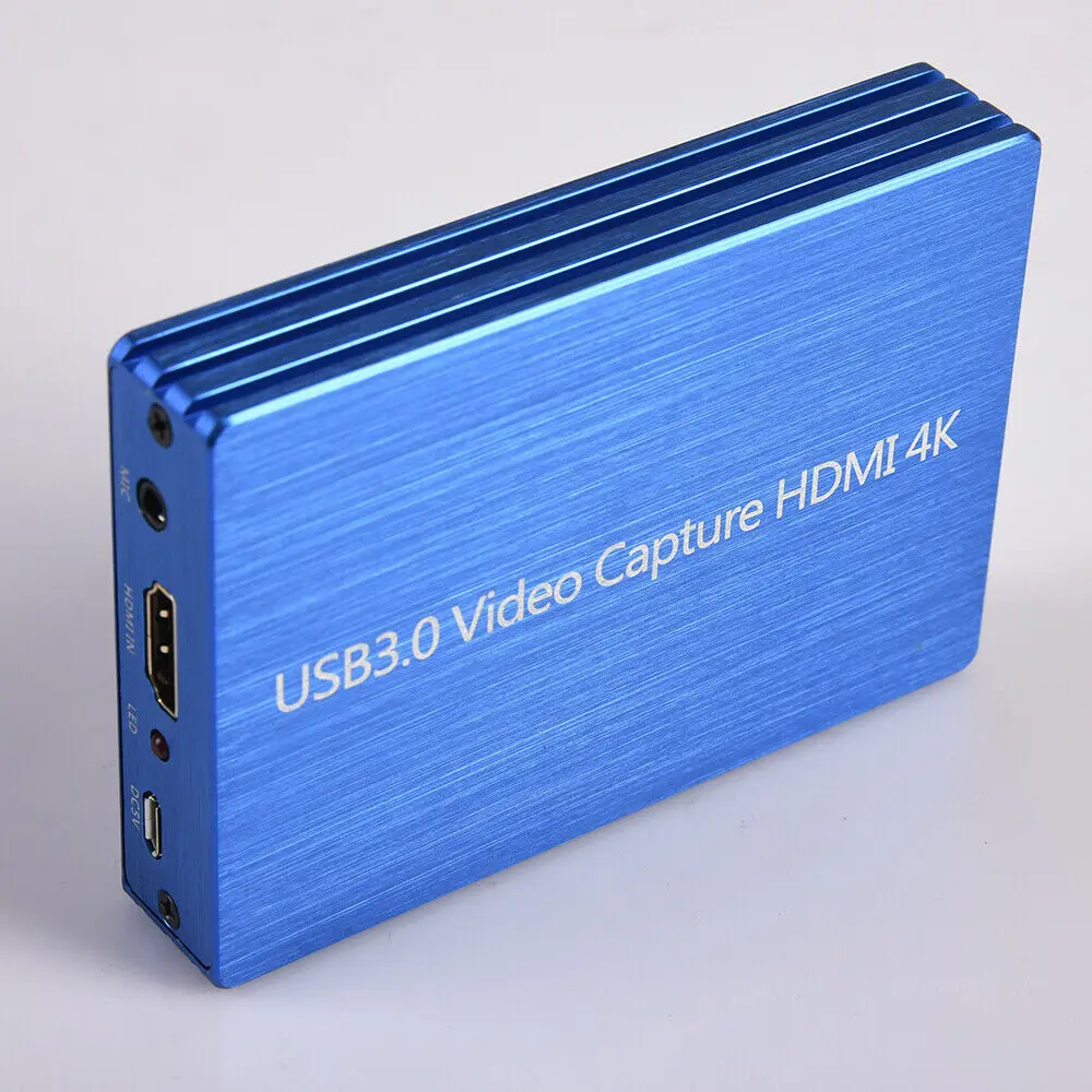 4K HDMI к USB 3,0 карта видеозахвата ключ 1080P FHD 60fps HD видеорегистратор соответствует стандартам UVC UAC VC0285