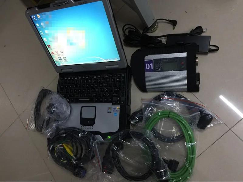 Ноутбук CF30 + MB Star C4 SD Connect SSD 2021 06 с системой диагностики HHTwin Compact 4 для