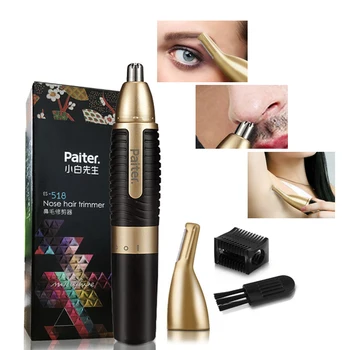 

Nose Trimmer Eyebrows Shaper Washable Smooth Running Hair Remover Use AA battery Safety Razor Ear Hair Cutting Machine