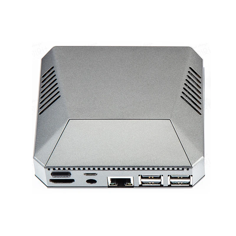 Аппарат аргоновой Raspberry Pi 3 Model B Plus Алюминий Чехол коробка с Мощность