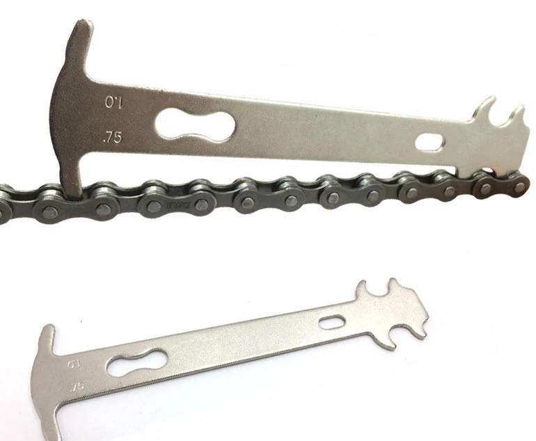 Handle Bike Chain Wear Indicator Steel Bicycle Chain Checker Chain Repair tool`H