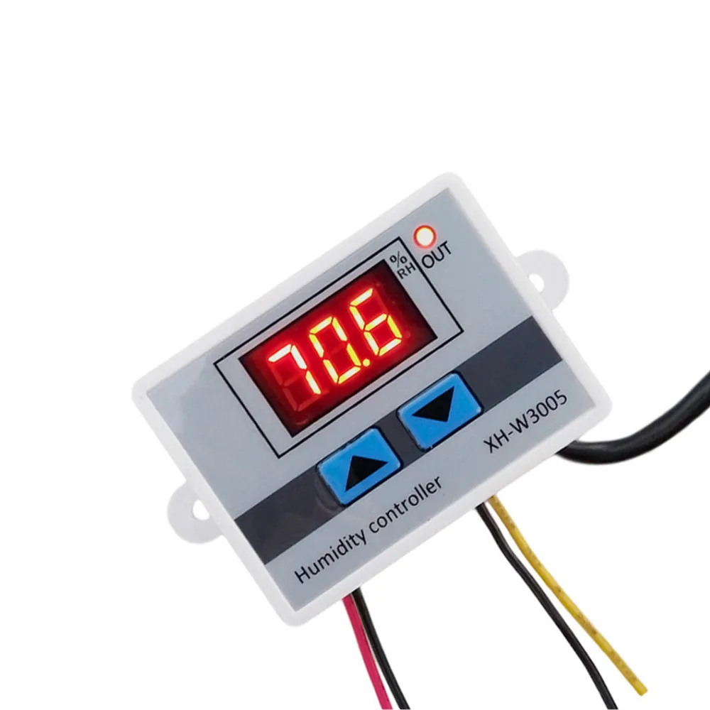 Digital Humidity Controller XH-W3005 12V 24V 220V Humidistat Hygrometer Humidity Control Switch regulator + sensor