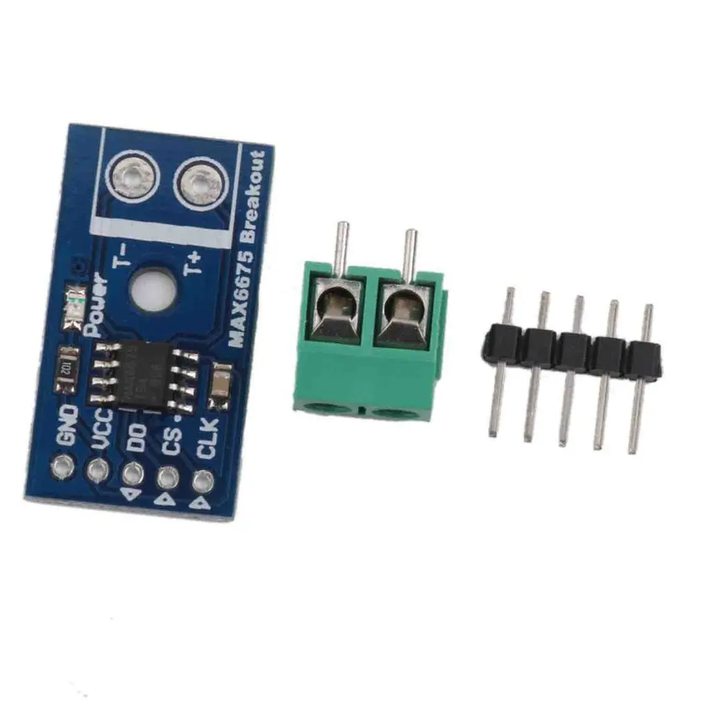 

MAX6675 3~ 5.5V Thermocouple Temperature Sensor Module Type K SPI For Arduino HM