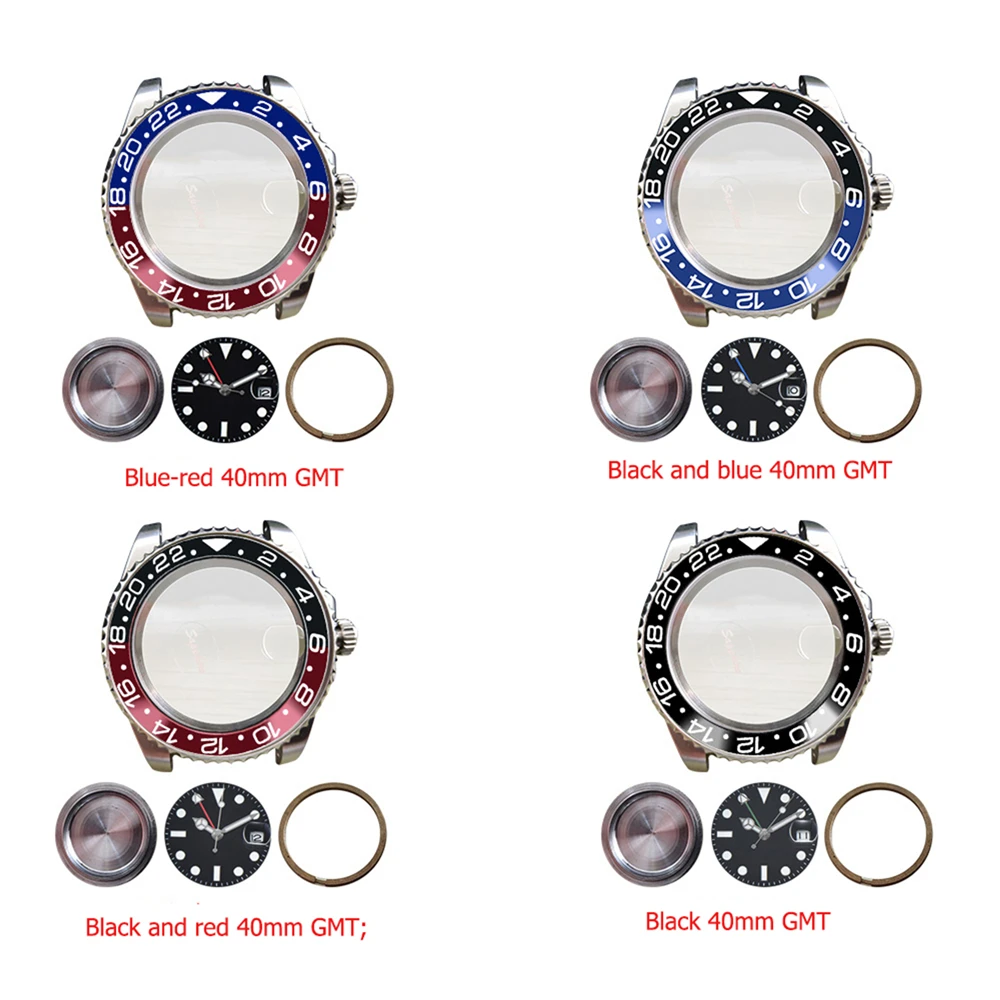 40mm Watch Case for Mingzhu 2813/3804 Movement Accessories Stainless