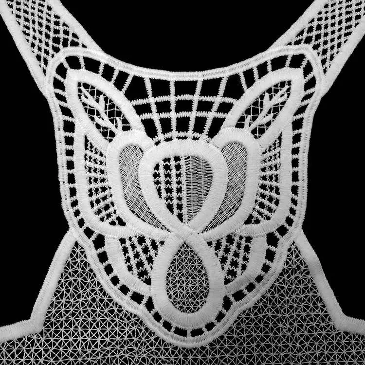 Emboidery воротник для шеи diy поддельные съемные воротники водорастворимые Женская бутоньерка трехмерные кружевные аксессуары