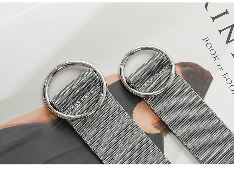 Ceinture женский пояс Harajuku ремень холщовый мужской и женский ремень для студентов M191
