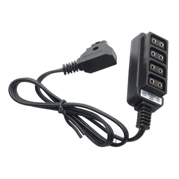 

Power Cables Practical Charging D-Tap B Type Durable Home High Efficient Four Ports Electronic Camera Adapter Photography