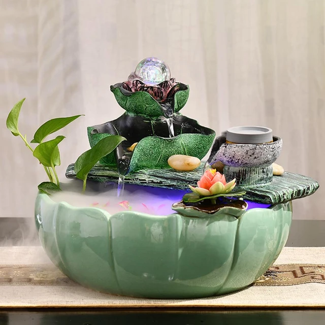 Fontaine D'eau De Table, Cadeau Feng Shui Porte- Pour Décoration De